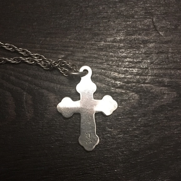 James Avery Cross w/ medium rope chain - Picture 4 of 8